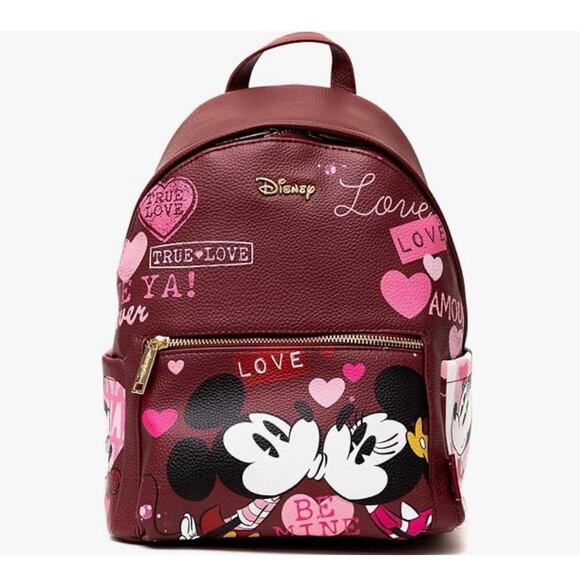 Disney Wondapop Designer Series Mickey and Minnie Mouse Love Backpack 12” - Picture 6 of 7
